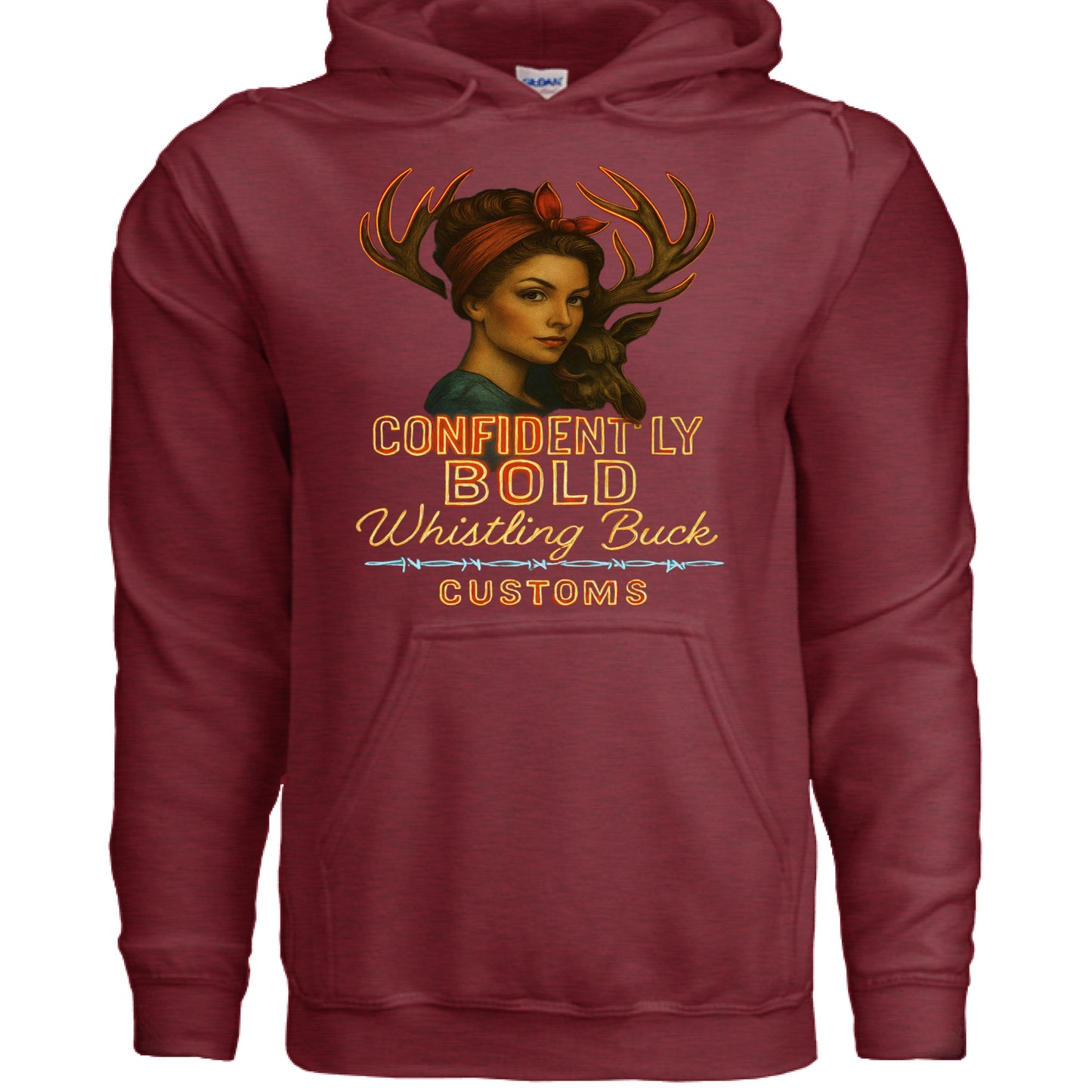 ANTIQUE CHERRY RED - FRONT