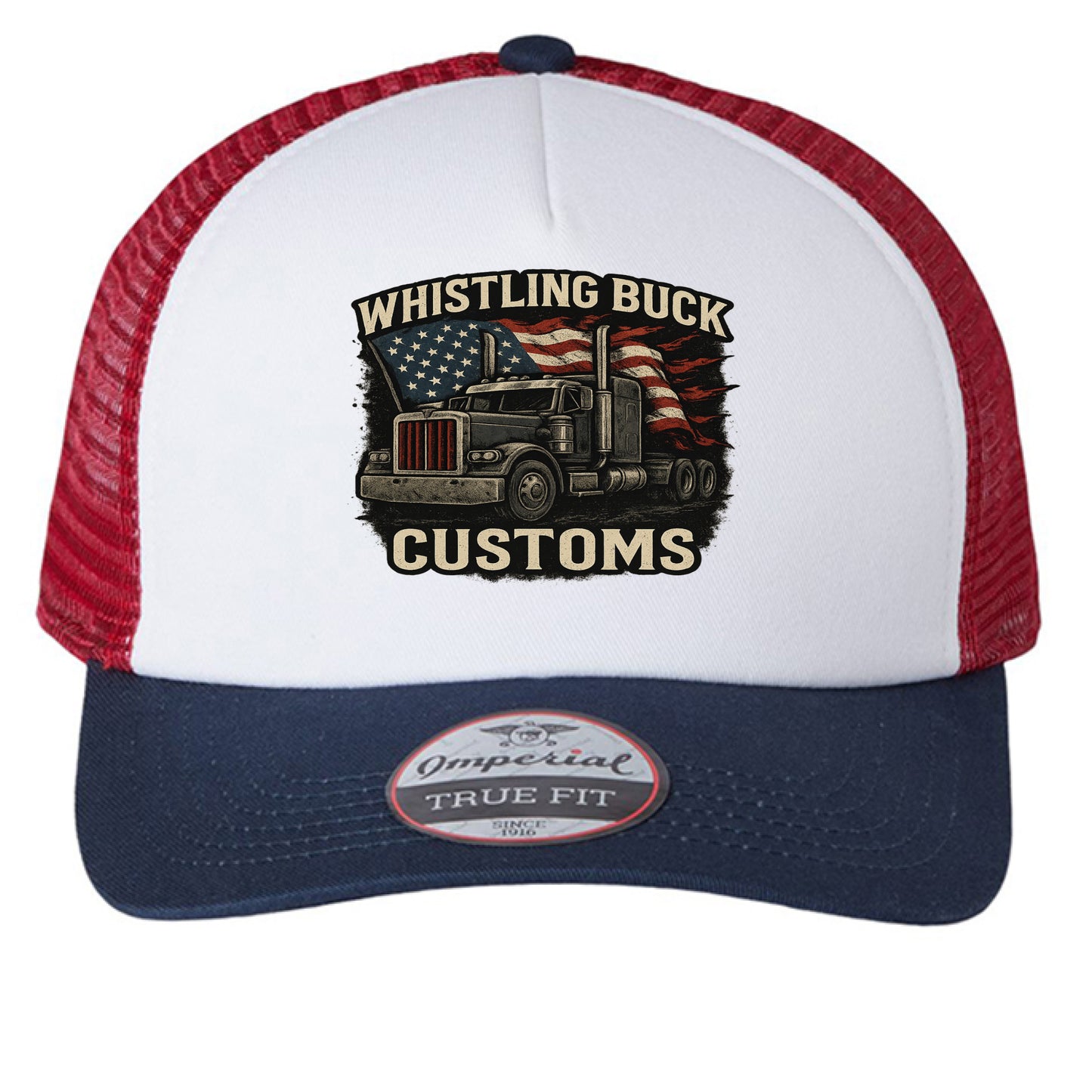White/ Imperial Navy/ Red - FRONT