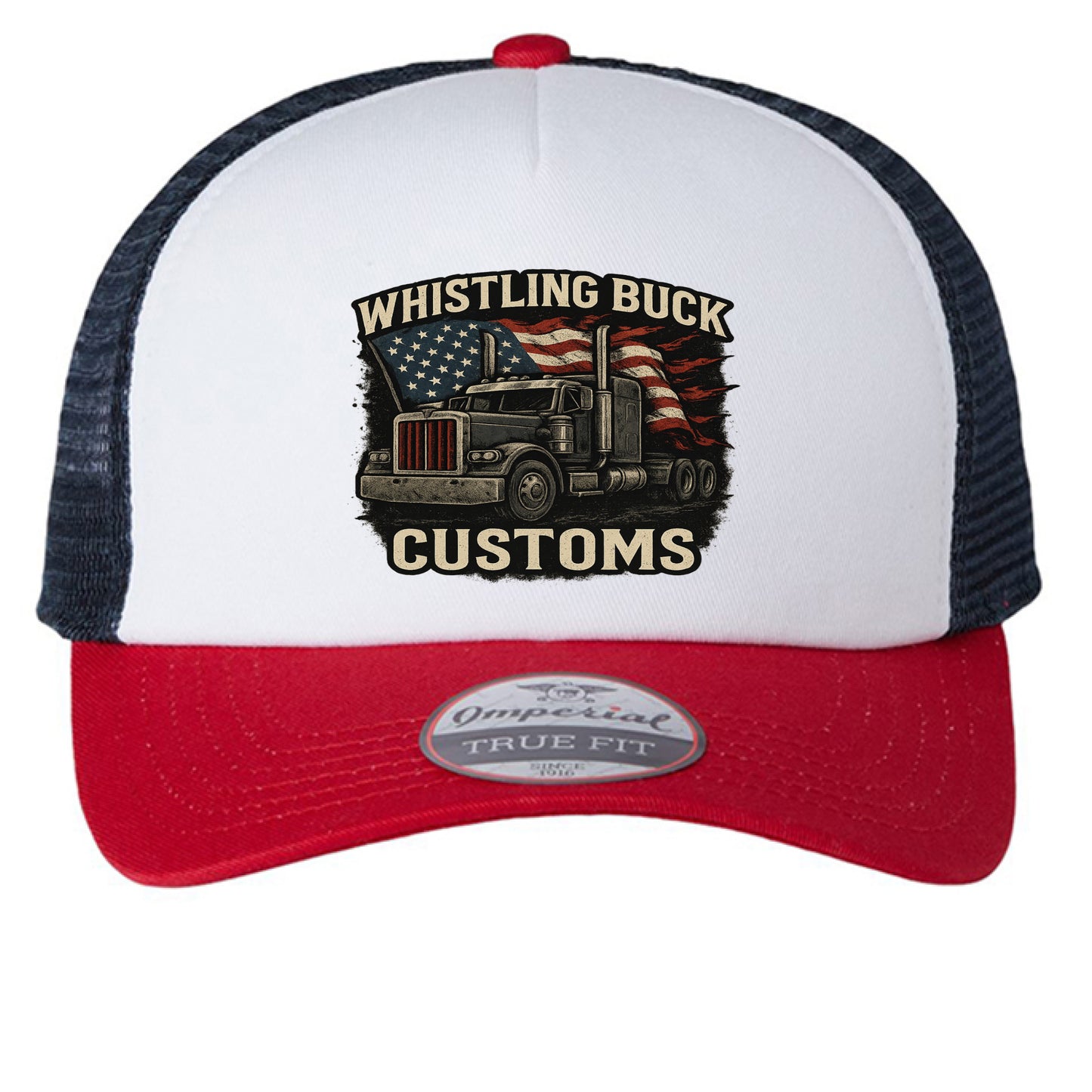 White/ Red/ Dark Navy - FRONT
