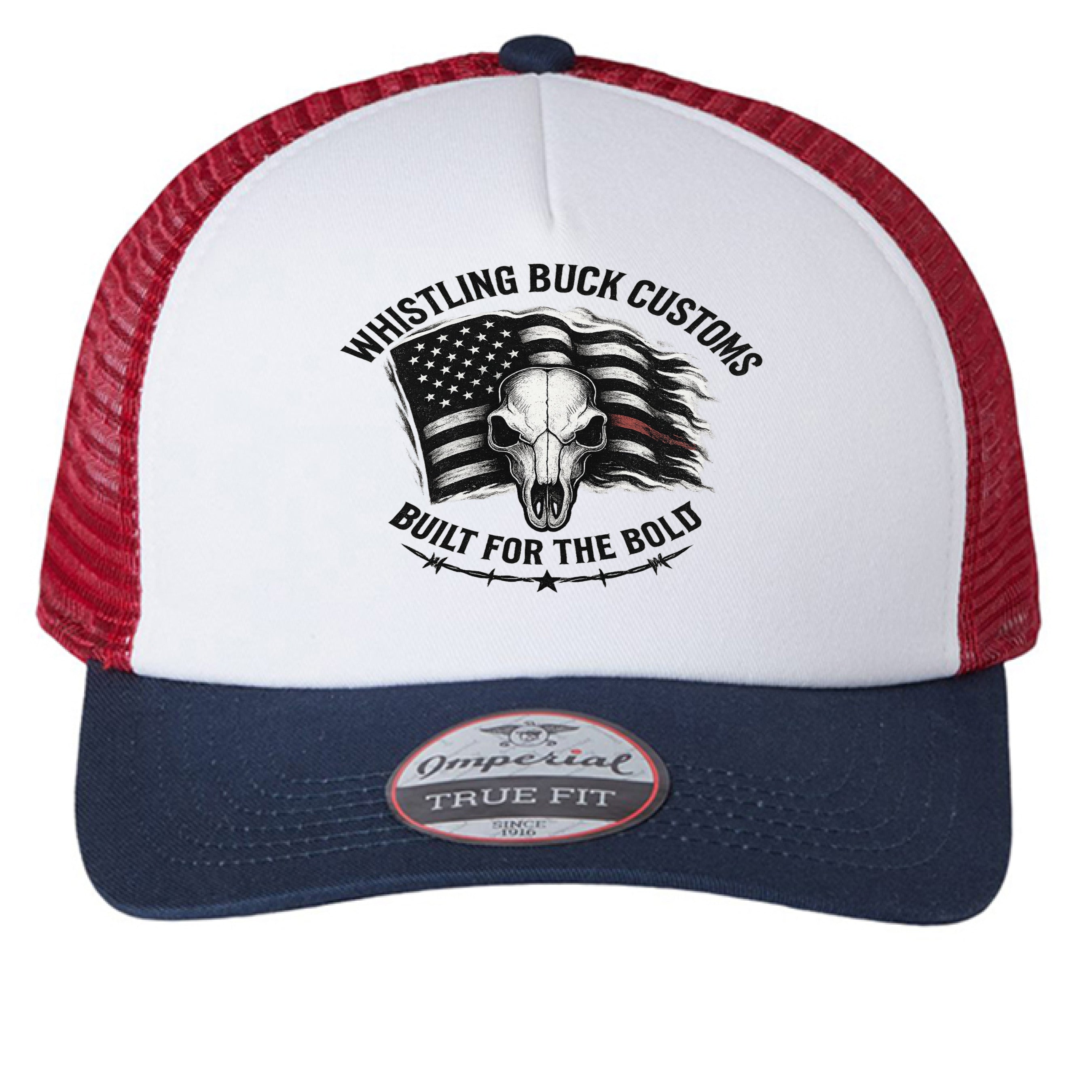 White/ Imperial Navy/ Red - FRONT