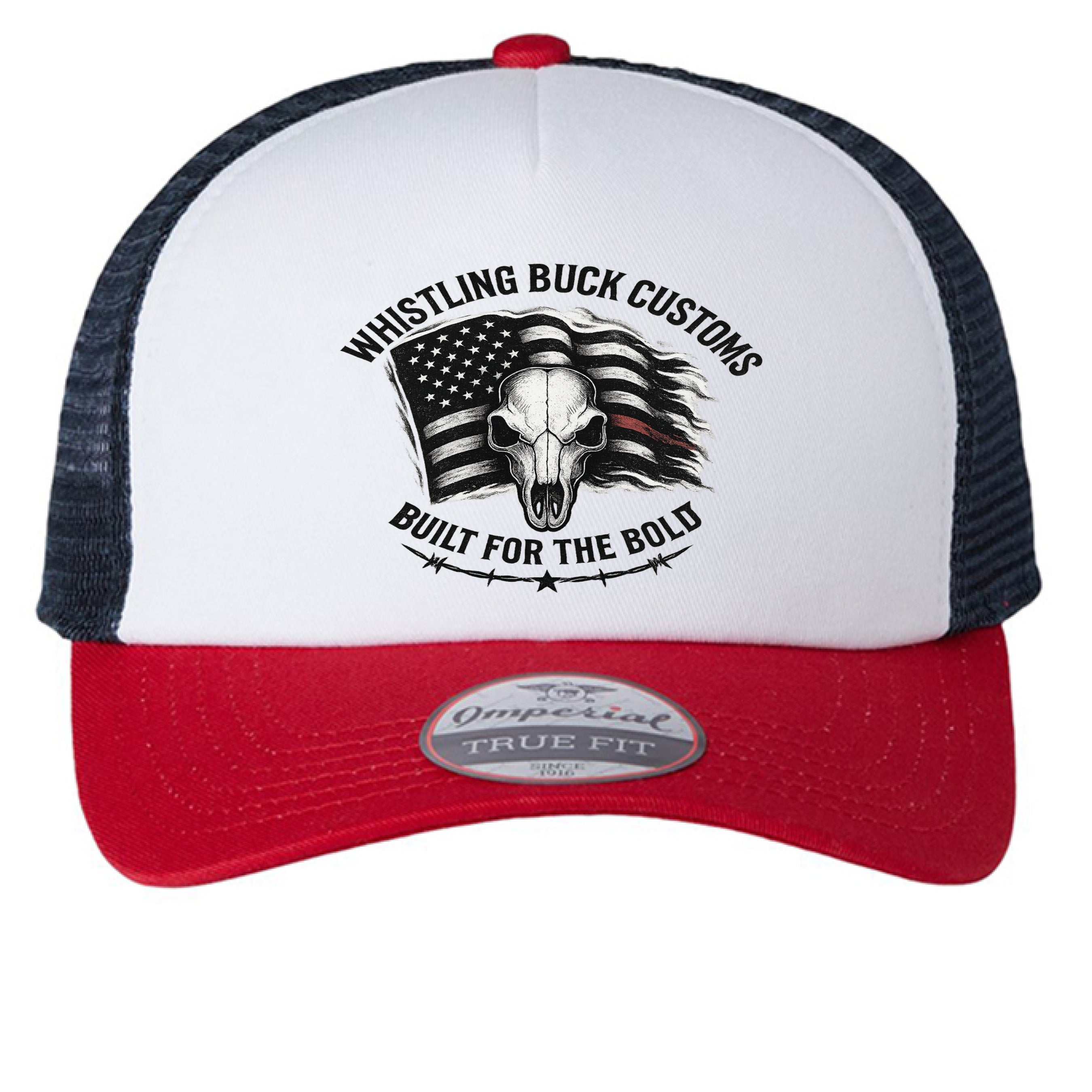 White/ Red/ Dark Navy - FRONT