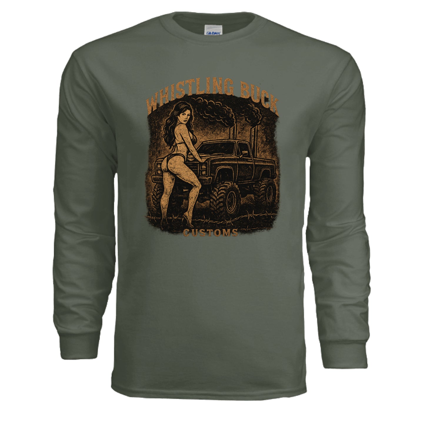 MILITARY GREEN - FRONT