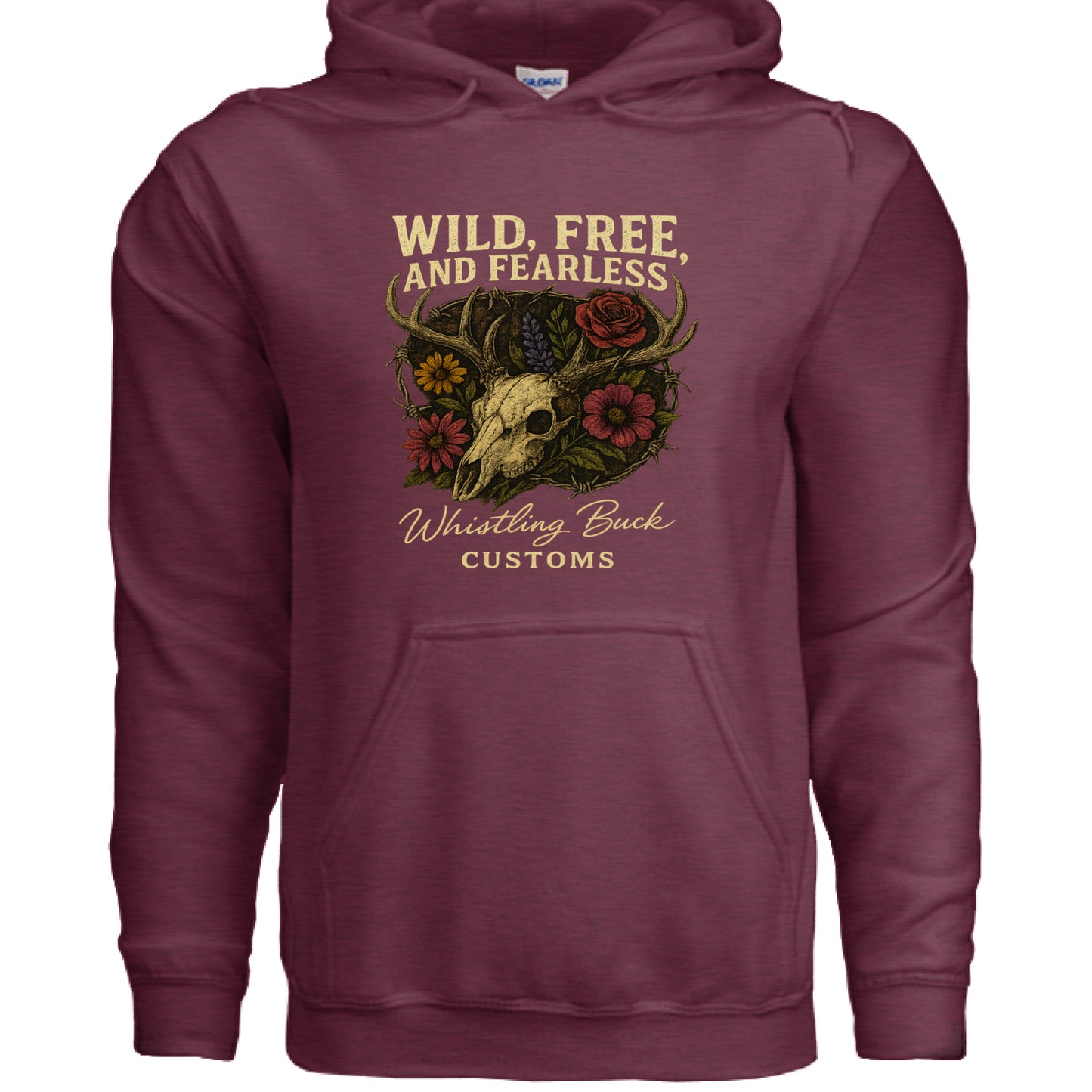 Heather Sport Dark Maroon - FRONT